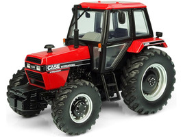 CASE 1494 4WD UH6208 Tracteur 4wd de couluer blanc et noir 