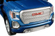 2019 GMC Sierra 1500 Denali Crew Cab Pickup Truck Blue Metallic 1/24 1/27 Diecast Model Car Motormax 79362