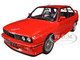 1986 BMW E30 M3 Red 1/18 Diecast Model Car Solido S1801502