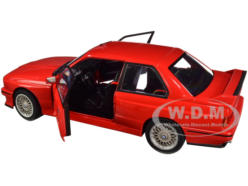 BMW E30 M3 Sport Evo 1990 in Red 1/18 S1801502 SOLIDO 