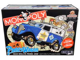 Skill 2 Snap Model Kit 1933 Willys Panel Paddy Wagon Police Van Monopoly 85th Anniversary 1/25 Scale Model MPC MPC924 M