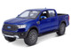 2019 Ford Ranger Lariat Sport Pickup Truck Dark Blue Metallic 1/27 Diecast Model Car Maisto 31521