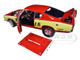 1968 Plymouth Barracuda Super Stock Test Mule Red Yellow Limited Edition 462 pieces Worldwide 1/18 Diecast Model Car ACME A1806114