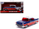 1957 Chevrolet Bel Air Blue Metallic Red White Top Falcon Avengers Marvel Series 1/32 Diecast Model Car Jada 31762