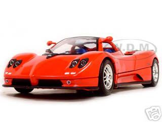 Pagani Zonda C12 Red 1/18 Diecast Model Car Motormax 73147