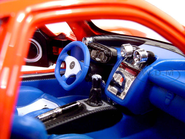 Pagani Zonda C12 Red 1/18 Diecast Model Car Motormax 73147