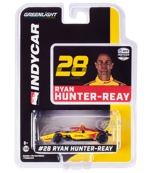 Dallara IndyCar #28 Ryan Hunter-Reay DHL Andretti Autosport NTT IndyCar Series 2020 1/64 Diecast Model Car Greenlight 10864