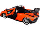 McLaren Senna Orange Metallic Black Timeless Legends 1/24 Diecast Model Car Motormax 79355