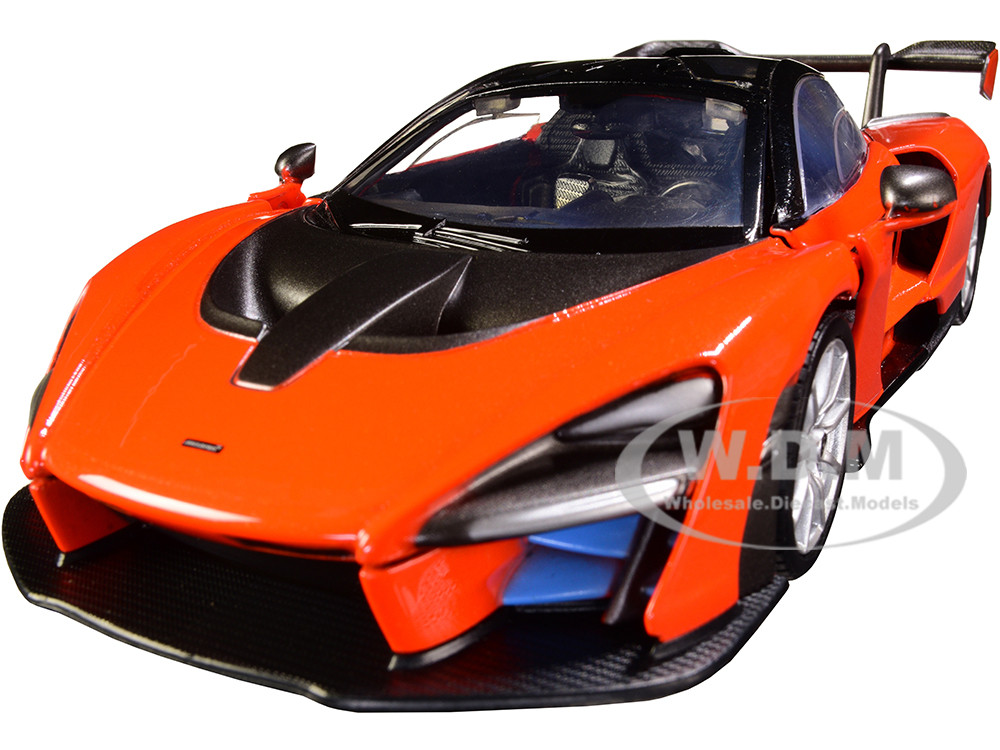 McLaren Senna Orange Metallic Black Timeless Legends 1/24