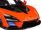 McLaren Senna Orange Metallic Black Timeless Legends 1/24 Diecast Model Car Motormax 79355