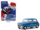 1967 Austin Mini Cooper S 1275 MkI Blue The Italian Job 1969 Movie Hollywood Series Release 28 1/64 Diecast Model Car Greenlight 44880 A