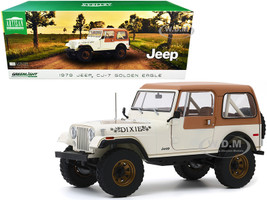 1979 Jeep CJ-7 Golden Eagle Dixie Cream 1/18 Diecast Model Car Greenlight 19065