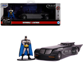 Batmobile Diecast Batman Figurine Batman The Animated Series 1992 1995 TV Series DC Comics Hollywood Rides Series 1/32 Diecast Model Car Jada 31705