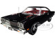 1969 Plymouth GTX Hardtop X9 Black Velvet Red Interior Muscle Car & Corvette Nationals MCACN 1/18 Diecast Model Car Autoworld AMM1204