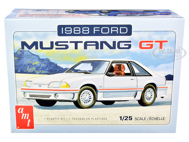 AMT 1988 Ford Mustang GT 1/25 Recaro Race Car Bucket Seats Brick Cell Phone TTop 