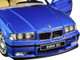 1994 BMW E30 M3 Blue Estoril Metallic 1/18 Diecast Model Car Solido S1803901
