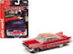 1958 Plymouth Fury Red Partially Restored Christine 1983 Movie 1/64 Diecast Model Car Autoworld AWSP039