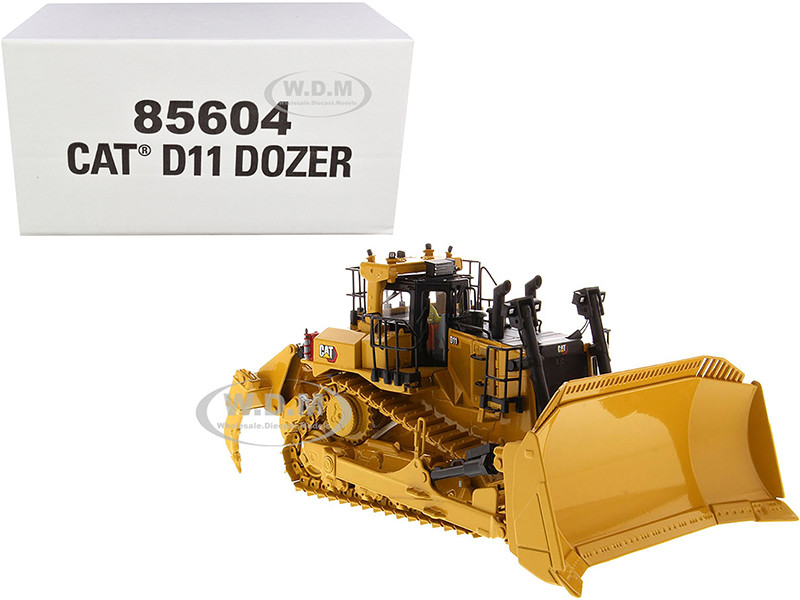 CAT Caterpillar D11 Fusion Track-Type Tractor Dozer  Operator High Line Series 1/50 Diecast Model Diecast Masters 85604