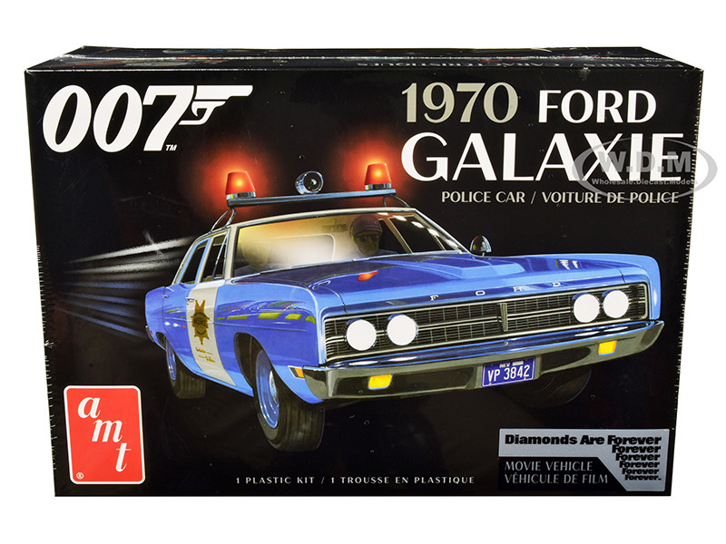 1970 FORD GALAXIE TAXI CAB AMT 1:25 SCALE PLASTIC MODEL CAR  KIT 
