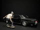 Skateboarder Figurine II for 1/18 Scale Models American Diorama 38241