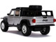 2020 Jeep Gladiator Pickup Truck Silver Black Top Fast & Furious Movie 1/32 Diecast Model Car Jada 32031