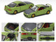 Honda Integra Type-R DC2 Military Green Carbon Hood Gold Wheels 1/64 Diecast Model Car Era Car HA20DC2RN22