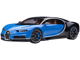 Bugatti Chiron French Racing Blue Atlantic Blue 1/12 Model Car Autoart 12111