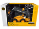 John Deere 320E Wheeled Skid Steer Fork Bucket Work Tools Prestige Collection 1/16 Diecast Model ERTL TOMY 45461