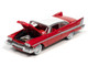 1958 Plymouth Fury Red White Top Daytime Version Christine 1983 Movie Pop Culture Series 1/64 Diecast Model Car Johnny Lightning JLPC001 JLSP095
