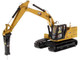 Cat Caterpillar 323 Hydraulic Excavator Next Generation Design Operator 4 Work Tools High Line Series 1/50 Diecast Model Diecast Masters 85657