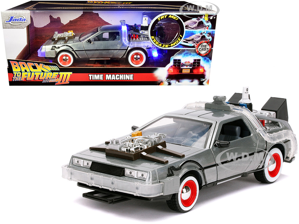 31583 for sale online Jada Toys  Back to The Future Time Machine Delorean Diecast Car