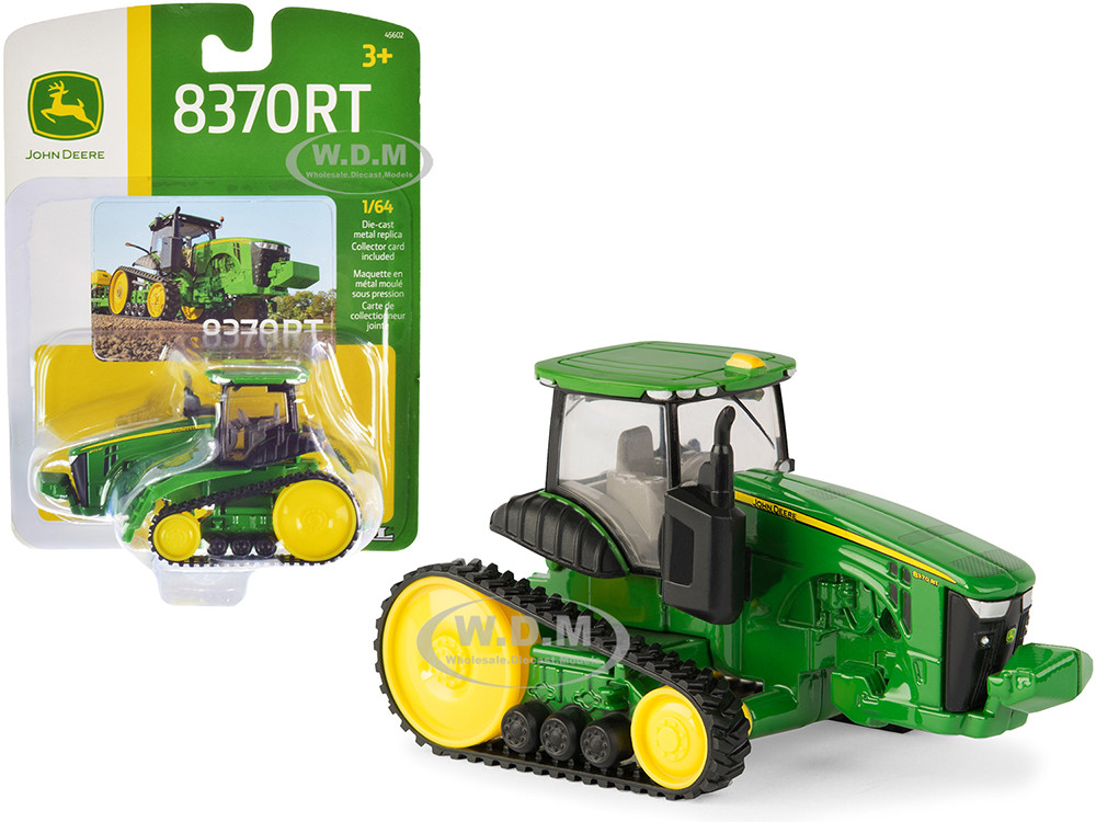 NEW John Deere 8370RT Tractor,1/64 Scale LP67316 Collector Card Included 