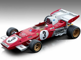 Ferrari 312 B2 #3 Clay Regazzoni Formula One F1 Zandvoort GP 1971 Mythos Series Limited Edition 140 pieces Worldwide 1/18 Model Car Tecnomodel TM18-121 D