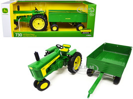 John Deere 730 Tractor Green Grain Drill Prestige Collection 1/16