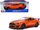 2020 Ford Mustang Shelby GT500 Orange Black Stripes Special Edition 1/18 Diecast Model Car Maisto 31388
