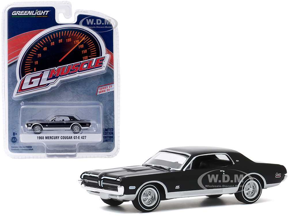 1968 Mercury Cougar R-Code Black *** M2 Machines 1:64