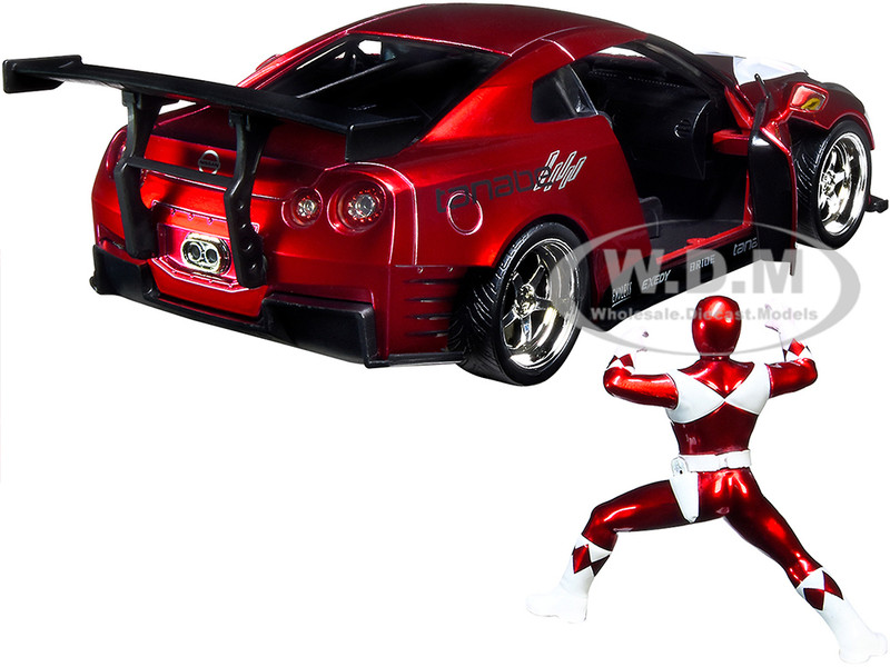 2009 Nissan GT-R (R35) Candy Red and Red Ranger Diecast Figurine 