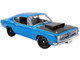 1969 Plymouth Hemi Barracuda Street Fighter Petty Blue Black Hood Limited Edition 930 pieces Worldwide 1/18 Diecast Model Car ACME A1806117