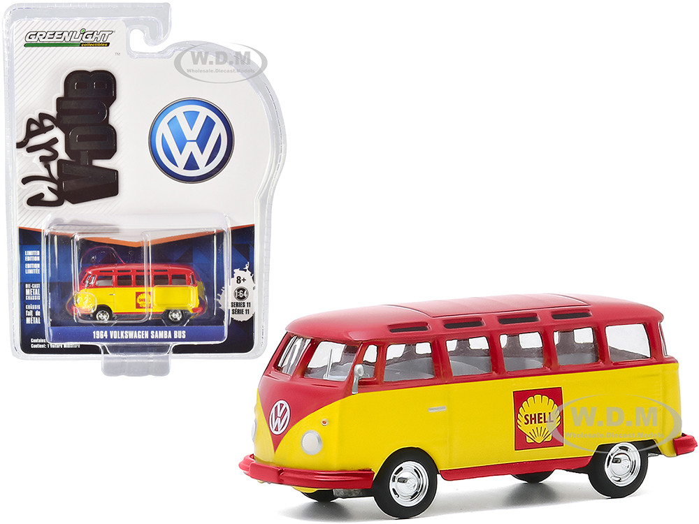 GREENLIGHT 1:64 SCALE RIO GAME USA VW VOLKSWAGEN TYPE 2 T2 BUS 6PCS 51037 