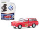 1965 Volkswagen Type 3 Squareback Pennzoil Delivery Service Red White Top Club Vee V-Dub Series 11 1/64 Diecast Model Car Greenlight 30000 C