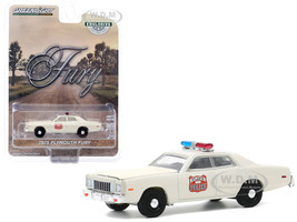 1975 Plymouth Fury Cream Atlanta Police Georgia Hobby Exclusive 1/64 Diecast Model Car Greenlight 30174