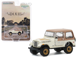 1979 Jeep CJ-7 Golden Eagle Dixie Cream Hobby Exclusive 1/64 Diecast Model Car Greenlight 30175
