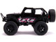 2007 Jeep Wrangler Black Extra Wheels Just Trucks Series 1/24 Diecast Model Car Jada 31560