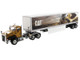 CAT Caterpillar CT660 Day Cab Caterpillar Mural Dry Van Trailer Transport Series 1/50 Diecast Model Diecast Masters 85666