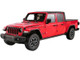 Jeep Gladiator Rubicon Pickup Truck Bed Cover Firecracker Red Black Top 1/18 Model Car GT Spirit ACME US024