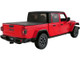 Jeep Gladiator Rubicon Pickup Truck Bed Cover Firecracker Red Black Top 1/18 Model Car GT Spirit ACME US024