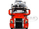 Mack Anthem Day Cab Walinga Bulk Feed Tri-Axle Trailer Red Silver 1/64 Diecast Model DCP First Gear 60-0825