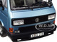 1990 Volkswagen Multivan Bus Light Blue Metallic 1/18 Diecast Model Car Norev 188544