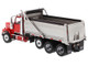 Western Star 4900 SF Dump Truck Red Silver 1/50 Diecast Model Diecast Masters 71067
