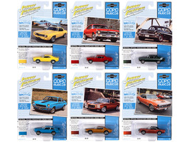 Muscle Cars USA 2020 Set A of 6 Cars Release 2 COPO Muscle Limited Edition 2500 pieces Worldwide 1/64 Diecast Model Cars Johnny Lightning JLMC023 A